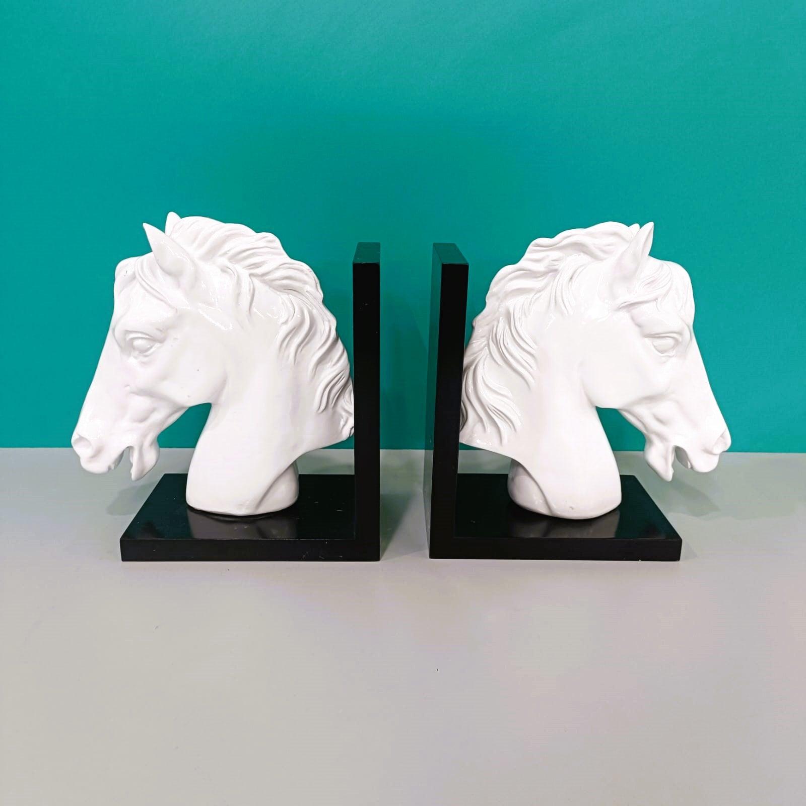 AUSTRALIAN WAR HORSE BOOKEND SCULPTURE